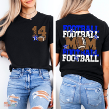 Load image into Gallery viewer, Football Mom Stars Personalized DTF Transfer
