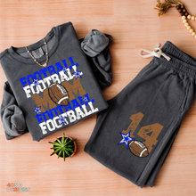 Load image into Gallery viewer, Football Mom Stars Personalized DTF Transfer
