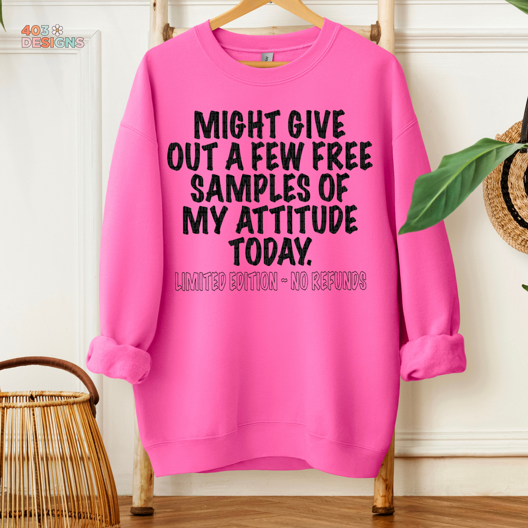 Free Samples Of Attitude DTF Transfer