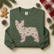 Load image into Gallery viewer, Plaid Floral Dog DTF Transfer
