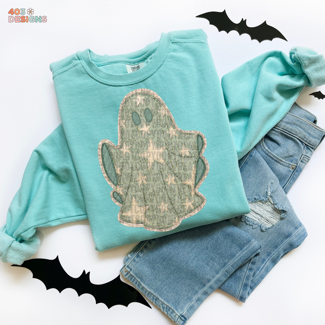 Ghost Stitches DTF Transfer