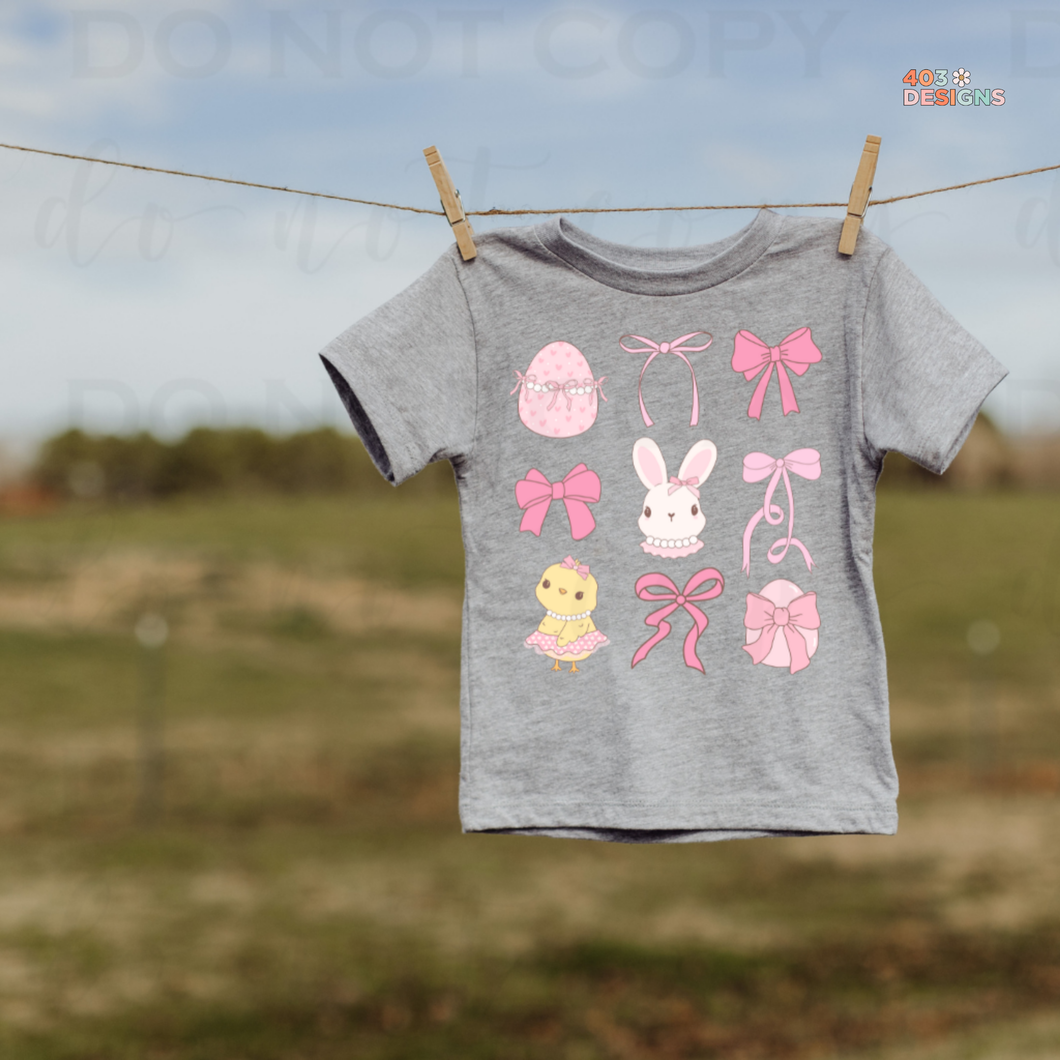 Girly Easter Collage DTF Transfer