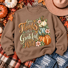 Load image into Gallery viewer, Give Thanks Grateful Heart DTF Transfer
