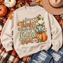 Load image into Gallery viewer, Give Thanks Grateful Heart DTF Transfer
