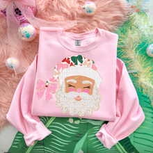 Load image into Gallery viewer, Glittered Up Santa DTF Transfer
