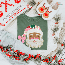 Load image into Gallery viewer, Glittered Up Santa DTF Transfer
