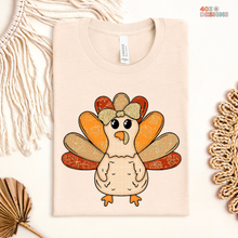Load image into Gallery viewer, Glitter Turkey DTF Transfer

