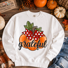 Load image into Gallery viewer, Grateful Polka Dot Pumpkin DTF Transfer
