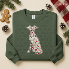 Load image into Gallery viewer, Plaid Floral Dog DTF Transfer
