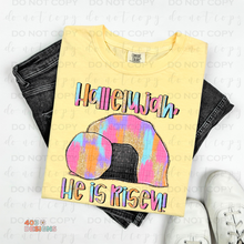 Load image into Gallery viewer, Hallelujah He Is Risen DTF Transfer
