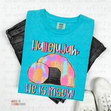 Load image into Gallery viewer, Hallelujah He Is Risen DTF Transfer
