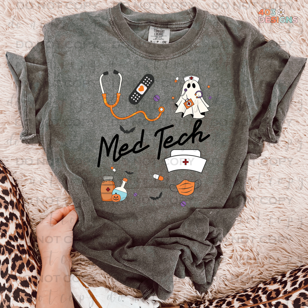 Halloween Med Tech DTF Transfer