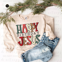 Load image into Gallery viewer, Happy Birthday Jesus DTF Transfer
