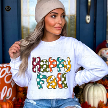 Load image into Gallery viewer, Happy Fall Doodle DTF Transfer
