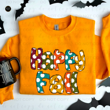 Load image into Gallery viewer, Happy Fall Doodle DTF Transfer
