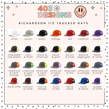 Load image into Gallery viewer, Born To Ride Motorcycle Embroidered Richardson 112 Trucker Hat
