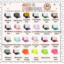 Load image into Gallery viewer, Mama/Mini Embroidered Trucker Hat
