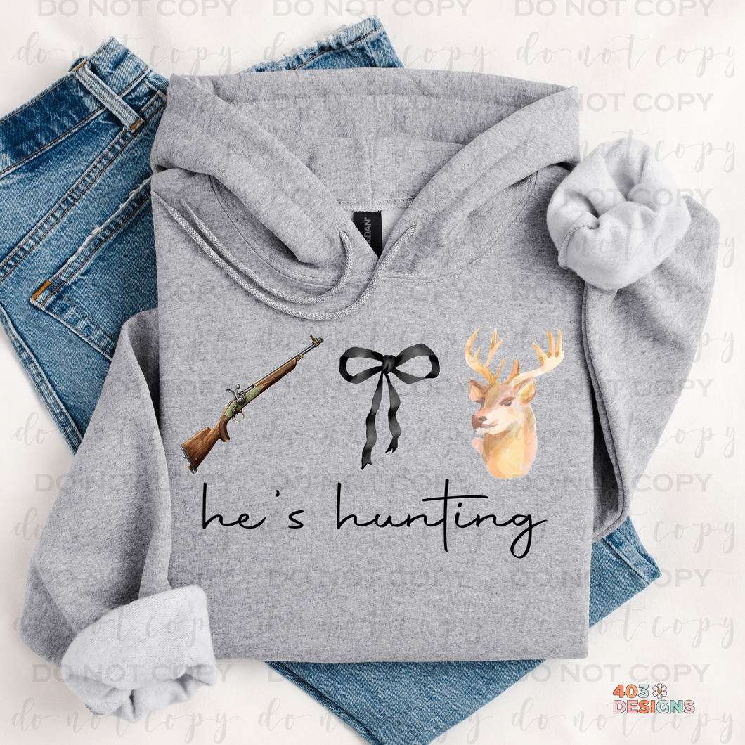 He's Hunting DTF Transfer