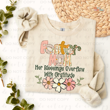 Load image into Gallery viewer, Her Blessings Overflow Name/Title Personalized DTF Transfer
