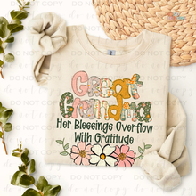 Load image into Gallery viewer, Her Blessings Overflow Name/Title Personalized DTF Transfer
