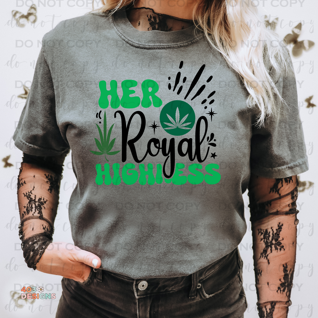 Her Royal Highness DTF Transfer
