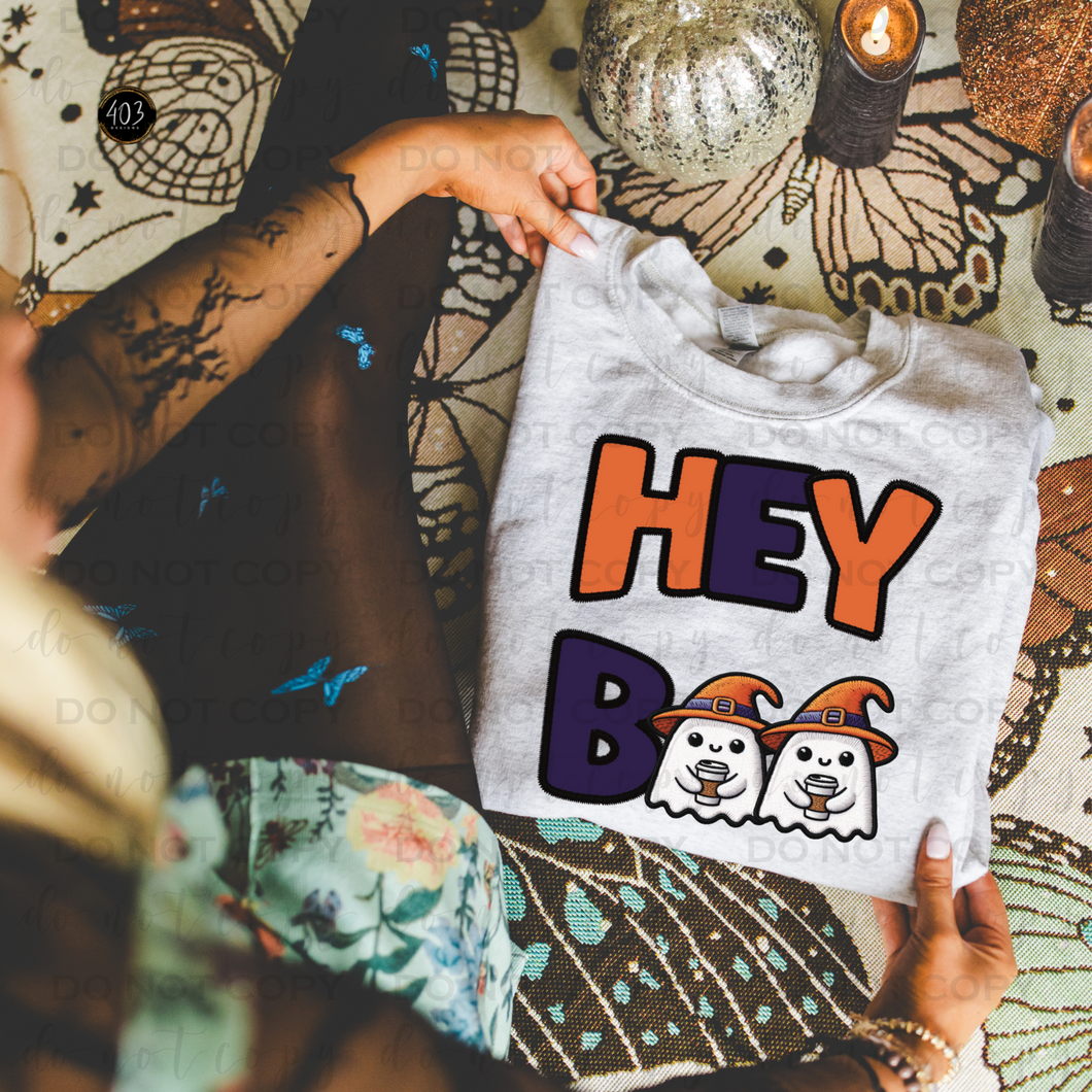 Hey Boo DTF Transfer