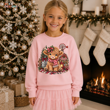 Load image into Gallery viewer, Highland Christmas Cow DTF Transfer
