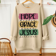 Load image into Gallery viewer, Hope Grace Jesus DTF Transfer
