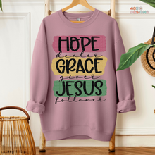 Load image into Gallery viewer, Hope Grace Jesus DTF Transfer
