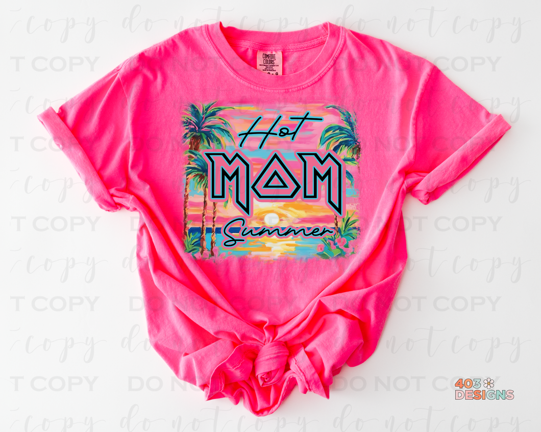 Hot Mom Summer DTF Transfer