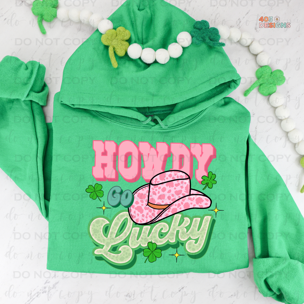 Howdy Go Lucky DTF Transfer