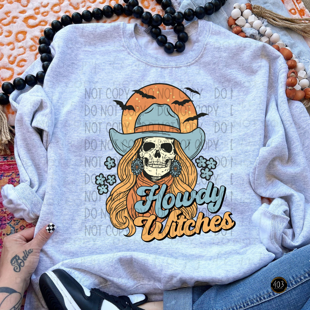 Howdy Witches Boho DTF Transfer