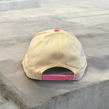 Load image into Gallery viewer, Pink Stripe Blank Twill Hat
