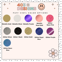 Load image into Gallery viewer, XOXO Puff Vinyl Transfer
