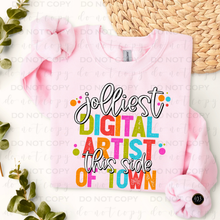 Load image into Gallery viewer, Jolliest Digital Artist DTF Transfer
