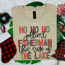 Load image into Gallery viewer, Ho Ho Ho Jolliest Fisherman DTF Transfer
