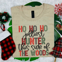Load image into Gallery viewer, Ho Ho Ho Jolliest Hunter DTF Transfer
