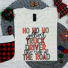Load image into Gallery viewer, Ho Ho Ho Jolliest Truck Driver DTF Transfer
