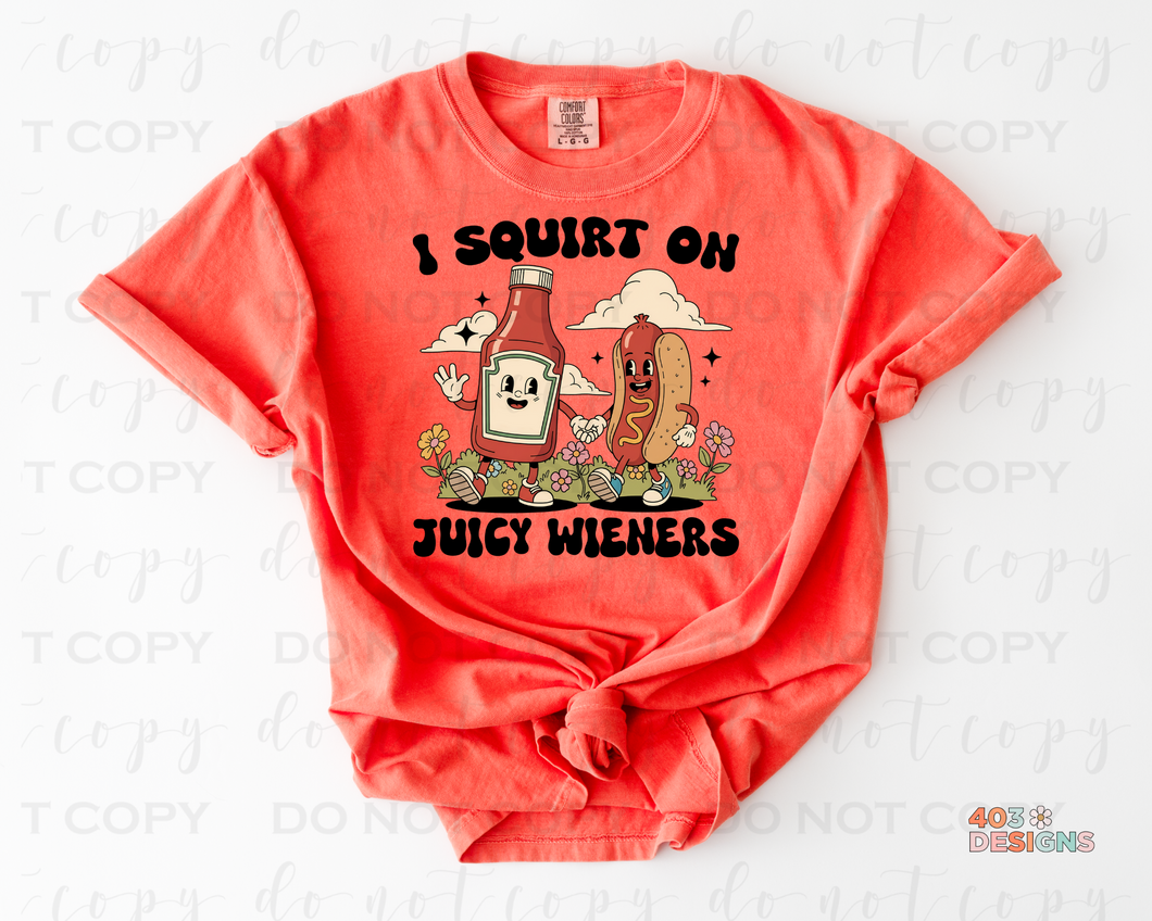 Juicy Wieners DTF Transfer