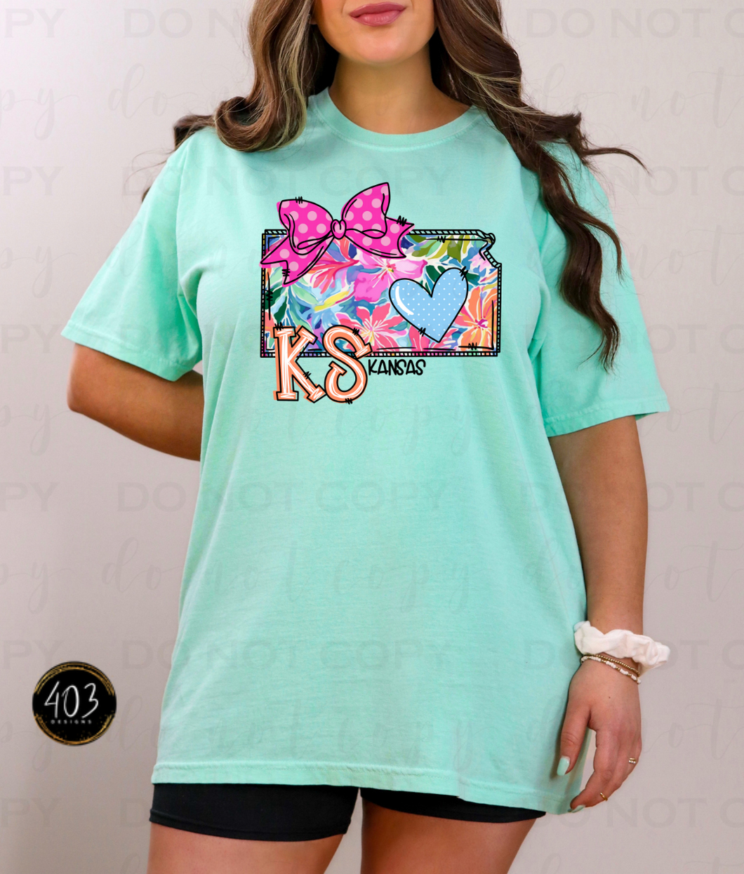 Kansas Floral DTF Transfer