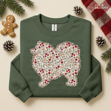 Load image into Gallery viewer, Plaid Floral Dog DTF Transfer

