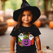 Load image into Gallery viewer, Kids Halloween Pumpkins DTF Transfer
