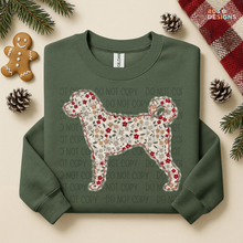 Load image into Gallery viewer, Plaid Floral Dog DTF Transfer
