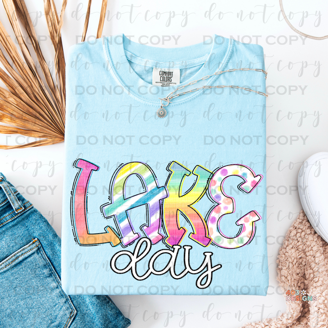 Lake Day DTF Transfer