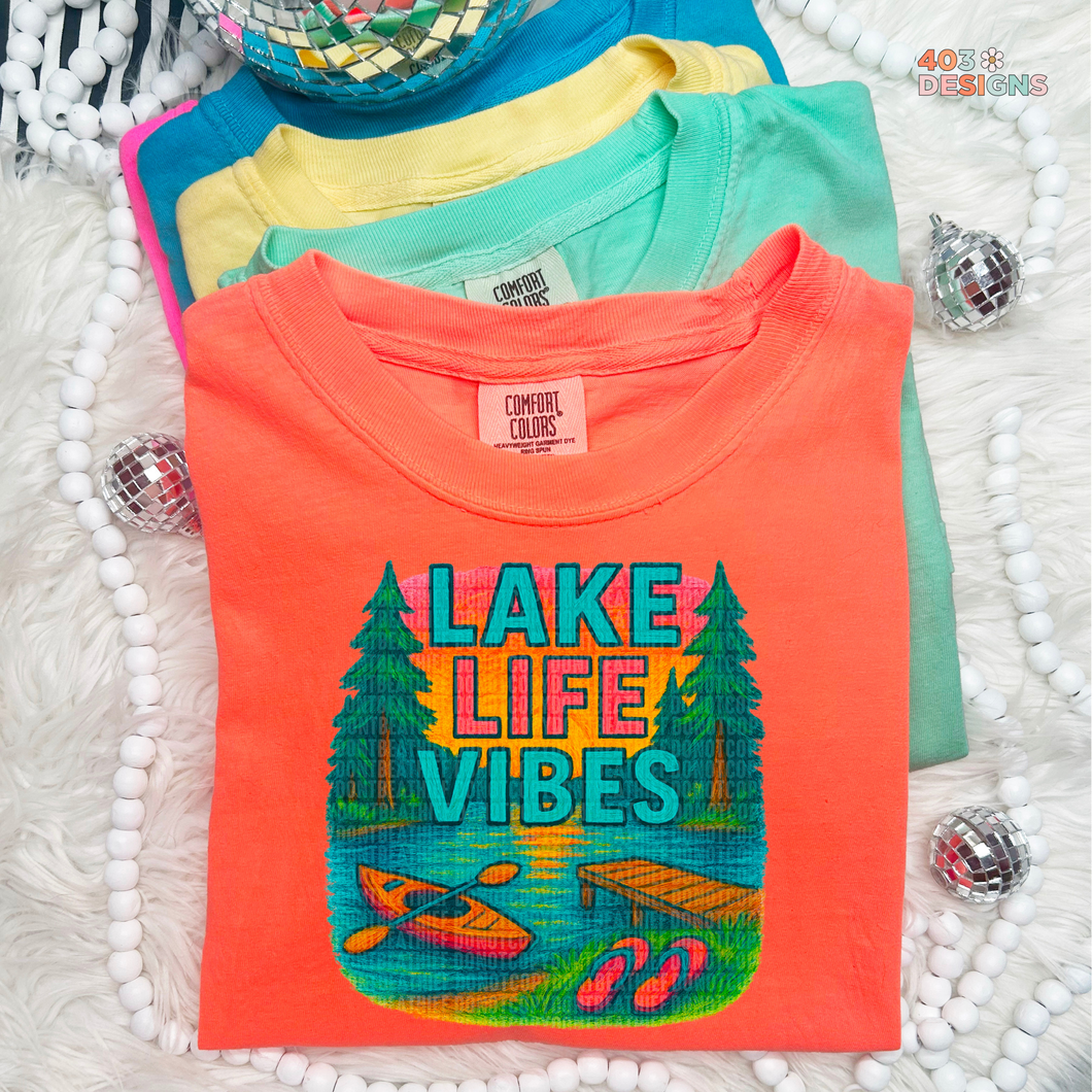 Lake Life Vibes DTF Transfer