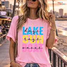 Load image into Gallery viewer, Lake Sun Boat DTF Transfer
