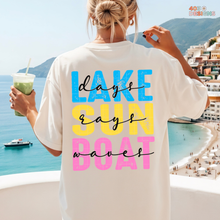 Load image into Gallery viewer, Lake Sun Boat DTF Transfer
