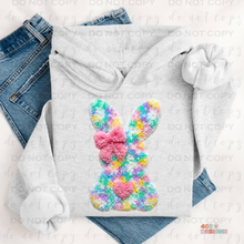 Load image into Gallery viewer, Latch Hook Easter Bunny DTF Transfer

