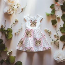 Load image into Gallery viewer, Leopard Bow Bunny DTF Transfer
