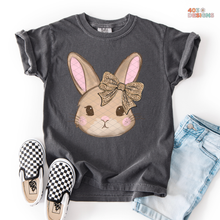 Load image into Gallery viewer, Leopard Bow Bunny DTF Transfer
